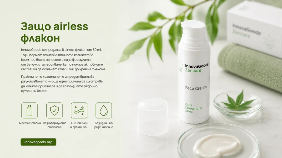 InnovaGoods — airless флакон от 50 ml на крема за лице